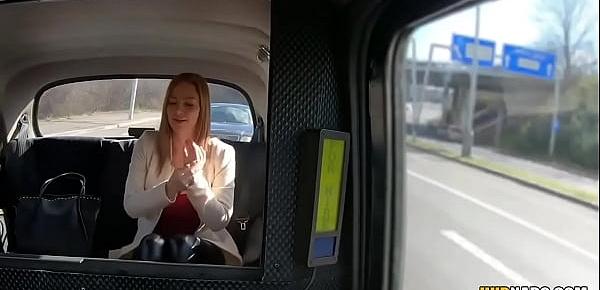  Busty babe Nathaly Cherie fucks one very lucky taxi driver